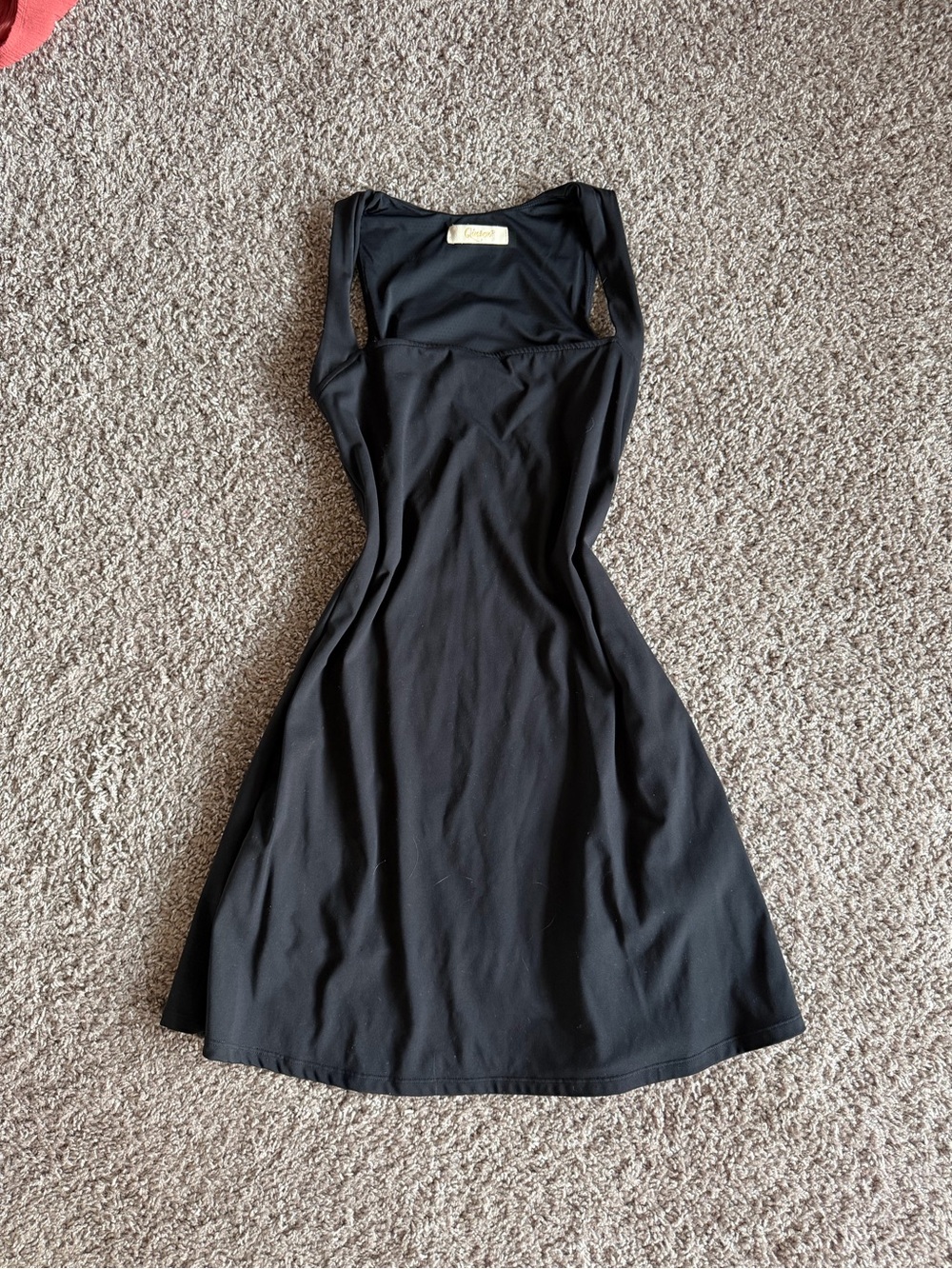 Black Sleeveless Fit & Flare Dress